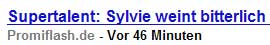 Supertalent ist aber auch zum Heulen